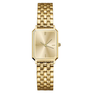 Destek özelleştirilmiş moda ve basit kadın kare saatler küçük kuvars hareketleri ile Ladys paslanmaz çelik saatler - Product Image 3