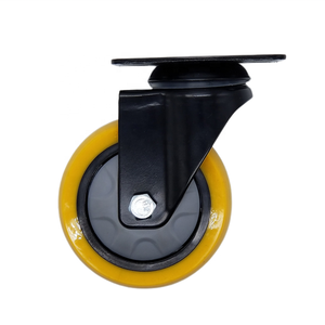 Rodízios Industriais Rotativos Amarelos de TPE de 5 Polegadas de Tamanho Médio para Carrinhos de Mão - Nova Personalização SYSanajang - Product Image 5