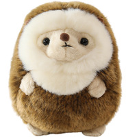 Peluche hérisson réaliste Kawaii, jouet en peluche doux et moelleux, poupée hérisson rembourrée, décoration de la maison, cadeau compagnon pour enfants