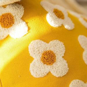 Style pastoral fleur <span class=keywords><strong>blanche</strong></span> brodée taie d'oreiller pour hôtel à la maison pour salon canapé coussins taille taie d'oreiller décorative - Product Image 2