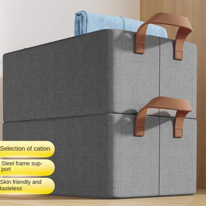 Organizzatore per Vestiti Ecologico Moderno Pieghevole e Lavabile in Tessuto con Maniglia per Armadi e Cassetti - Product Image 5