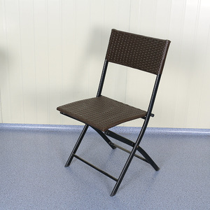 <span class=keywords><strong>Chaise</strong></span> pliante en rotin pour salon, prix direct d'usine, meubles portables, gain de place, fête, camping - Product Image 5