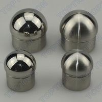 Capuchon de tube d'accroche-main en acier inoxydable 304 316, embout de tuyau métallique, capuchon métallique en acier inoxydable estampé sur mesure
