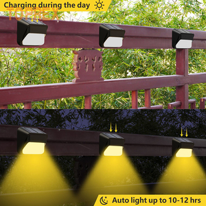 Lampe solaire murale extérieure TOPREX à prix avantageux, étanche IP65, sans fil, éclairage vers le bas, pour décoration de <span class=keywords><strong>jardin</strong></span> - Product Image 3