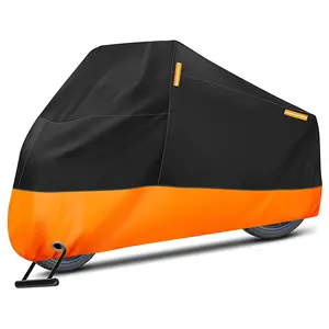 Capa portátil para motocicletas, acessório protetor contra poeira e sol