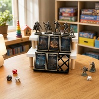 Présentoir polyvalent en acrylique pour cartes – Organisez et faites impression pour les jeux de société, les magasins de détail et les comptoirs.