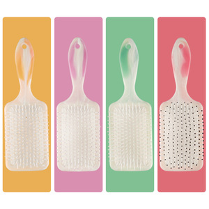 Wanmei Hair Massage Comb Plastic <b>Cushion</b> <b>Rectangular</b> Hairbrush For Styling And Scalp Care - Product Image 3