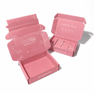 Caja de Envío para Crema de Ojos con Tira Desprendible, Cajas de Embalaje para Comercio Electrónico, Cartón E Flute, Logotipo Personalizado - Product Image 5