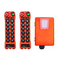 Télécommande industrielle robuste et durable JYRDI Q1212 à double vitesse avec 2 émetteurs et 1 récepteur pour pont roulant, sûre