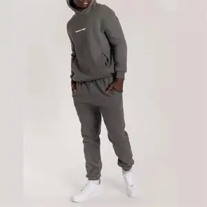 Yali High Quality Tracksuit Men Cotton Thick Sport Jogger Sweat Suit Customized Hoodie And Pants Set