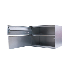 Boîte aux <span class=keywords><strong>lettres</strong></span> murale extérieure en acier inoxydable avec grande capacité pour colis, serrure sécurisée et <span class=keywords><strong>plaque</strong></span> nominative pour maison et appartement - Product Image 5