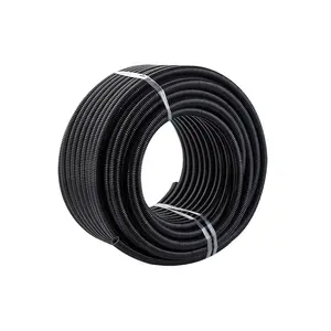 Black Color OPEN Electrical Corrugated Conduit Flexible Conduit Pipe