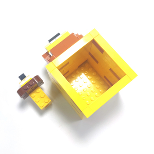 Caja organizadora ecológica de animales bonitos, soporte para bolígrafo, juego de bloques de <span class=keywords><strong>rompecabezas</strong></span> educativos especiales, portalápices de plástico para escritorio - Product Image 5