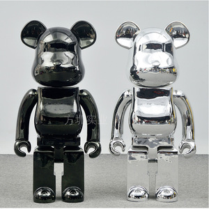 Escultura de Oso de Resina, Figura Decorativa Artística para Piso, Diseño Contemporáneo, Paquete Individual - Product Image 2