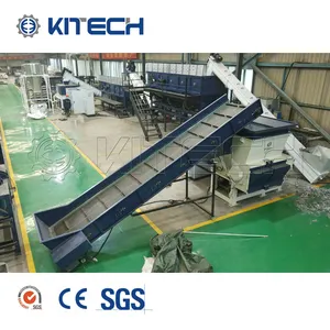 Friction Washer 300-1200KG/H Plastic PP PE Film Woven Bags Recycling Machine Plastic Washing Line