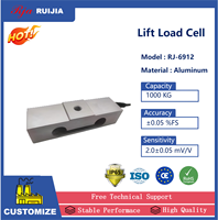 Capteur de pesage haute précision RJ6912 pour tests de tension et de compression, 1000 kg, instruments de mesure de poids, balances électroniques