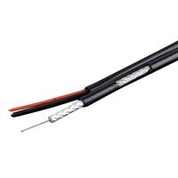 Venta caliente OEM Factory RG6 RG59 RG11 CCS Cable de cobre coaxial para cámara CCTV Cables de comunicación de video con cable de alimentación