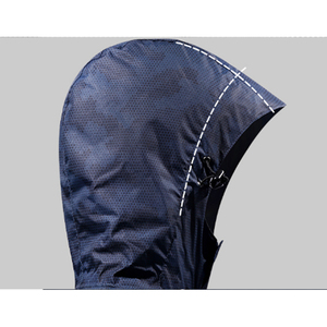 Chaqueta con capucha impermeable ligera personalizada de alta calidad, trajes de lluvia de otoño transpirables, cortavientos, cierre de cremallera, talla grande alta - Product Image 3