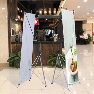 Bán Buôn Tùy Chỉnh X Biểu Ngữ Đứng Nhôm X Biểu Ngữ Hiển Thị Giá Đứng Biểu Ngữ Cho Quảng Cáo Ngoài Trời Với PVC JC Hiển Thị - Product Image 4