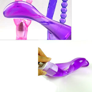 Kostenlose individuelle Schachtel - 2 in 1 Universal Dildo <span class=keywords><strong>Penis</strong></span> Silikon-Massagekopf für Faszienmassage Massagegerät Gewehr Damen Masturbation Sexspielzeug - Product Image 4