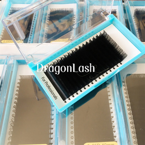 ขนตาต่อขนตาปลอมจากดราก้อนสีดำ0.03เรียบเนียนทำด้วยมือ - Product Image 5