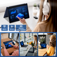 Ordinateur portable 2 en 1 de 15,6 pouces, 16 Go de RAM, 512 Go de SSD, 360° ° Ordinateur portable à écran tactile pour étudiants/navetteurs/professionnels