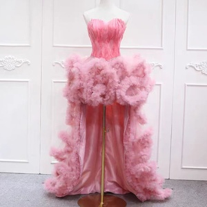 places for homecoming dresses near me Off the Shoulder Homecoming Dresses Pink Beaded Butterfly Graduation D –  SELINADRESS main image 0