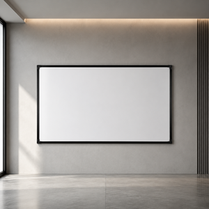 Écran de projection fixe à cadre ultra fin, contraste élevé, blanc mat, montage mural, cinéma maison sans électricité, 4K - Product Image 2