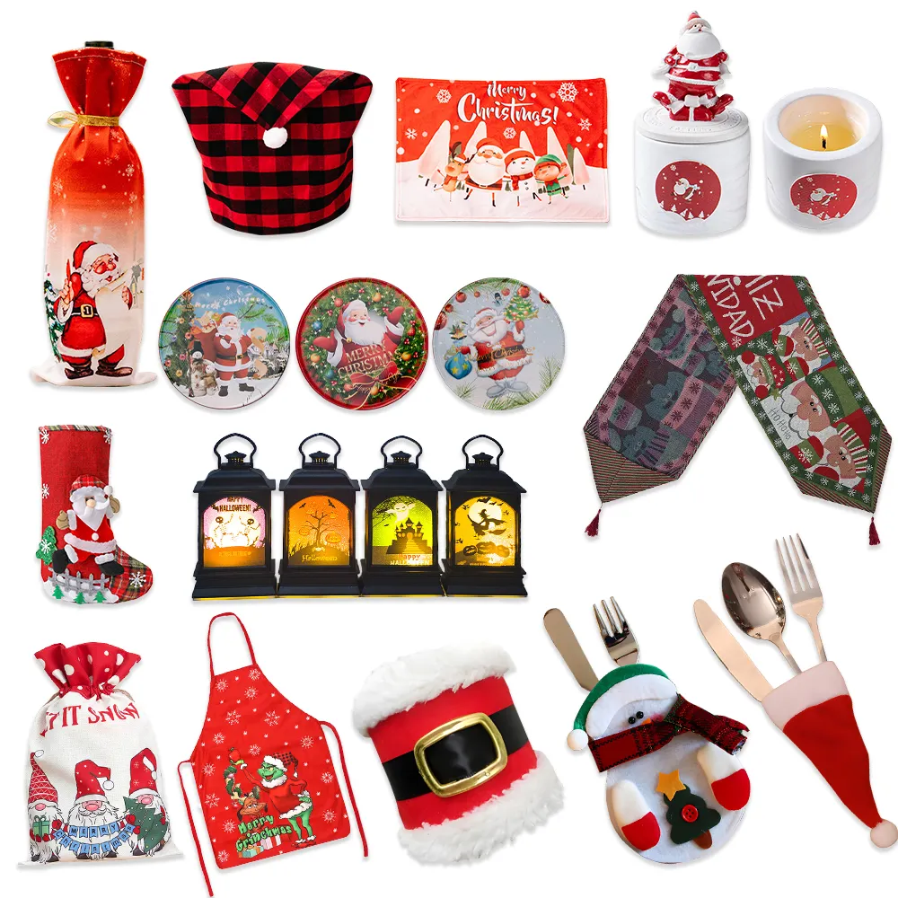 AI-MICH Nieuwe Keuken Kerstcadeau Set Water Fles Case Keyrin Servies Set Designer Outdoor Kerst Giveaway Geschenken Sets