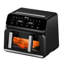 Friteuse numérique Air Friteuse de dinde 9L Friteuse numérique Smart Air Fryer Wifi avec fenêtre