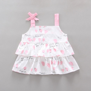 ชุดเสื้อแขนกุดพิมพ์ลายสปาเก็ตตี้แบบใหม่สำหรับฤดูร้อน - Product Image 5