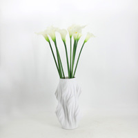 Fleur artificielle Calla Lily de qualité supérieure, directement de l'usine, matériel de distribution pour arrangements floraux pour les remises de diplômes et les mariages