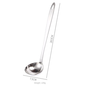 ที่ตักซุปสแตนเลส DFT301 สำหรับบุฟเฟ่ต์ที่บ้าน ช้อนตักซุปพร้อมที่กรอง - Product Image 1