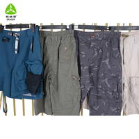 Pantalones Cortos de Carga Usados al por Mayor para Hombre, Ropa Casual de Verano de Segunda Mano