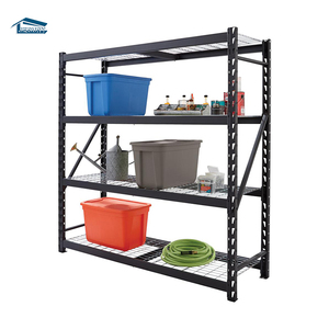 Étagère de rangement en fil métallique empilable pour atelier, <span class=keywords><strong>garage</strong></span>, équipement de stockage - Product Image 1