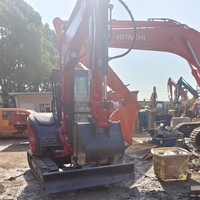 Mini-excavatrice compacte Yanmar ViO55 d'occasion pour l'aménagement paysager, la rénovation de jardins et les projets résidentiels