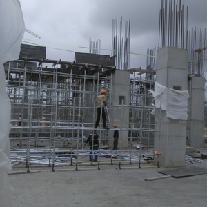 Échafaudage à anneaux de marque VCOATING, acier de haute qualité, galvanisé à chaud, argent, norme JIS/ASTM, 5 ans - Product Image 1