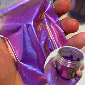 <b>Titanium</b> Coating Pigment Chameleon/Cameleon Pigment Mica <b>Powder</b> for Car Painting and Leather for Pigment Use - Product Image 3