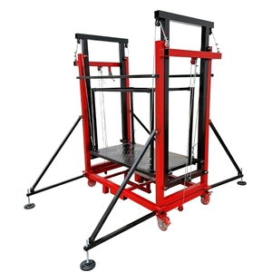Plateforme élévatrice mobile automatique 6m avec télécommande, nacelle pliable et réglable de 500 kg, nouvelle plateforme de sécurité pour échafaudage - Product Image 1