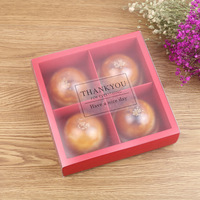 Caja de Regalo de Cartón Plegable de Lujo con Diseño Personalizado, Logotipo, Color y Tamaño, con Ventanas, para Galletas, Pasteles y Embalaje de Papel