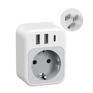 <span class=keywords><strong>Adaptateur</strong></span> de <span class=keywords><strong>prise</strong></span> EU TESSAN, 2 ports USB-C, 18W, matériau ABS, compact et portable, pour <span class=keywords><strong>France</strong></span>, Amérique, <span class=keywords><strong>Canada</strong></span>, Thaïlande, Mexique, Colombie - Product Image 1