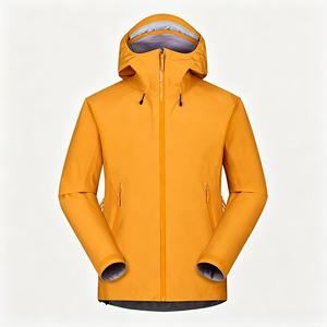 Giacca Impermeabile Traspirante Arancione con Guscio Rigido per Escursionismo all'Aperto, Cappotto Leggero in <span class=keywords><strong>Gore</strong></span>-<span class=keywords><strong>Tex</strong></span> - Product Image 3