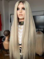 Perruques en cheveux humains SHY Medical, en PU, entièrement nouées à la main, avec une ligne de cheveux naturelle, confortables à porter, pour la remplacement capillaire, destinées aux distributeurs et à la vente en gros