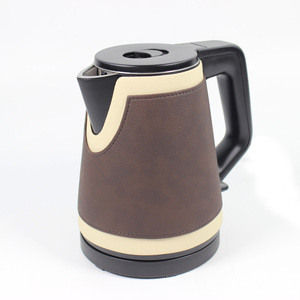 Customizable Cordless <b>Kettle</b> Colorful Leather Accents Household Appliance for Hotels Made of Plastic Leather <b>Kettle</b> - Product Image 4