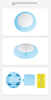Jouet vibrant en peluche en forme de cœur pour animaux de compagnie, compagnon en fourrure apaisant pour bébé, avec effets sonores et mouvements, en plastique, idéal comme cadeau