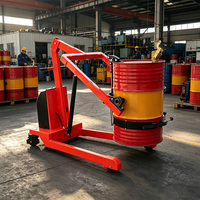 Chariot élévateur électrique à bras unique à positionnement élevé, capacité 300 kg, avec alimentation par onduleur pour l'industrie alimentaire