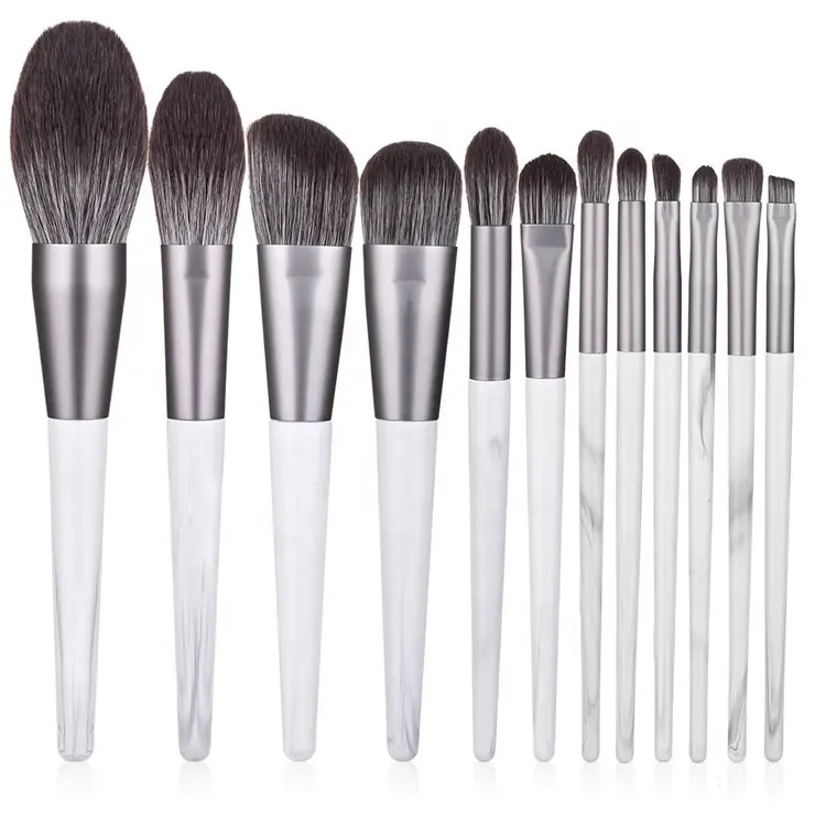 Oem Private Label Vegan Cosmetics Makeup Brushes 12Pcs Makeup Brush Set