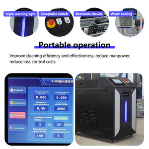 Machine <span class=keywords><strong>de</strong></span> nettoyage au laser à fibre refroidie par eau pour le <span class=keywords><strong>traitement</strong></span> des surfaces industrielles avec options <span class=keywords><strong>de</strong></span> puissance <span class=keywords><strong>de</strong></span> 3000W/1500W/2000W - Product Image 4