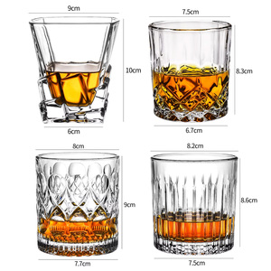 Vaso de Whisky Multifuncional, Resistente, de Estilo Clásico, Libre de Plomo, Transparente e Irrompible para Marcas de <span class=keywords><strong>Alcohol</strong></span> - Product Image 4