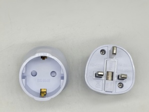 Cho yuadon YD-1316 bs8546 chuyển đổi anh an toàn màn trập EU để UK/<span class=keywords><strong>Hong</strong></span> <span class=keywords><strong>Kong</strong></span> du lịch cắm Adapter với 13A hợp nhất Brass cắm - Product Image 6